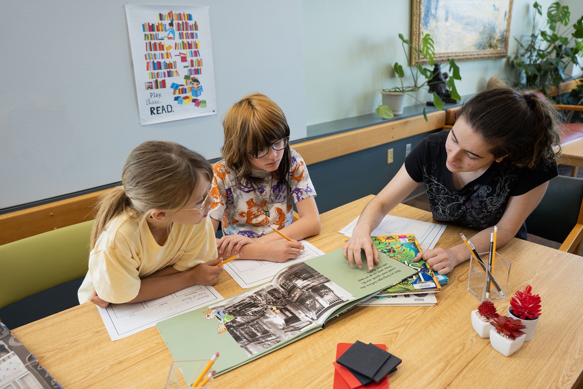 instructors and student
