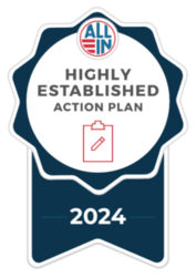 All-In Action Plan Badge